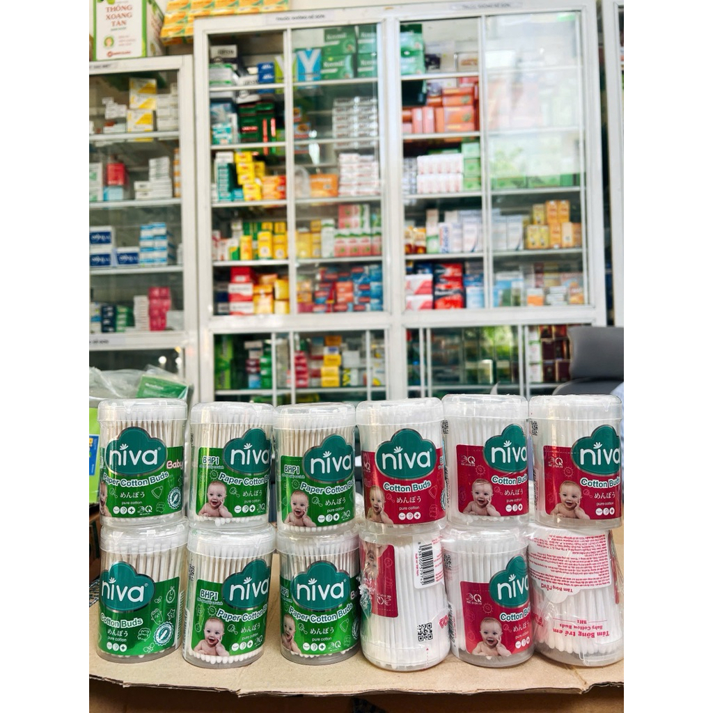 NIVA Cotton Buds สําลีก้านเด็กระดับพรีเมียม