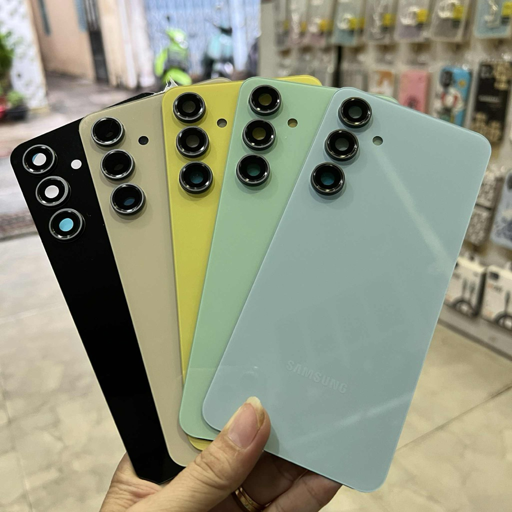 Ss S24 fe ด้านหลังพร้อมกระจกกล้องสีสันสดใส