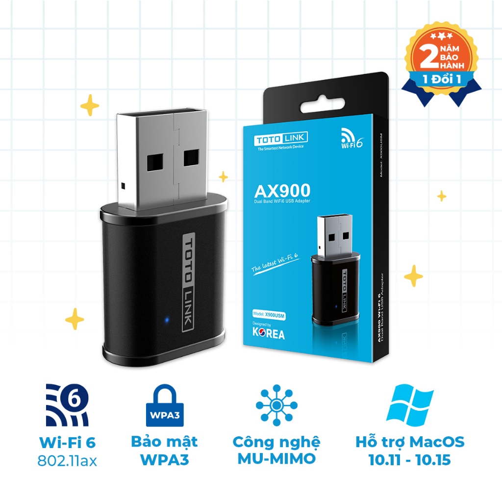 [Fire] X900USM - AX900 Dual Band mini USB Wi-Fi
