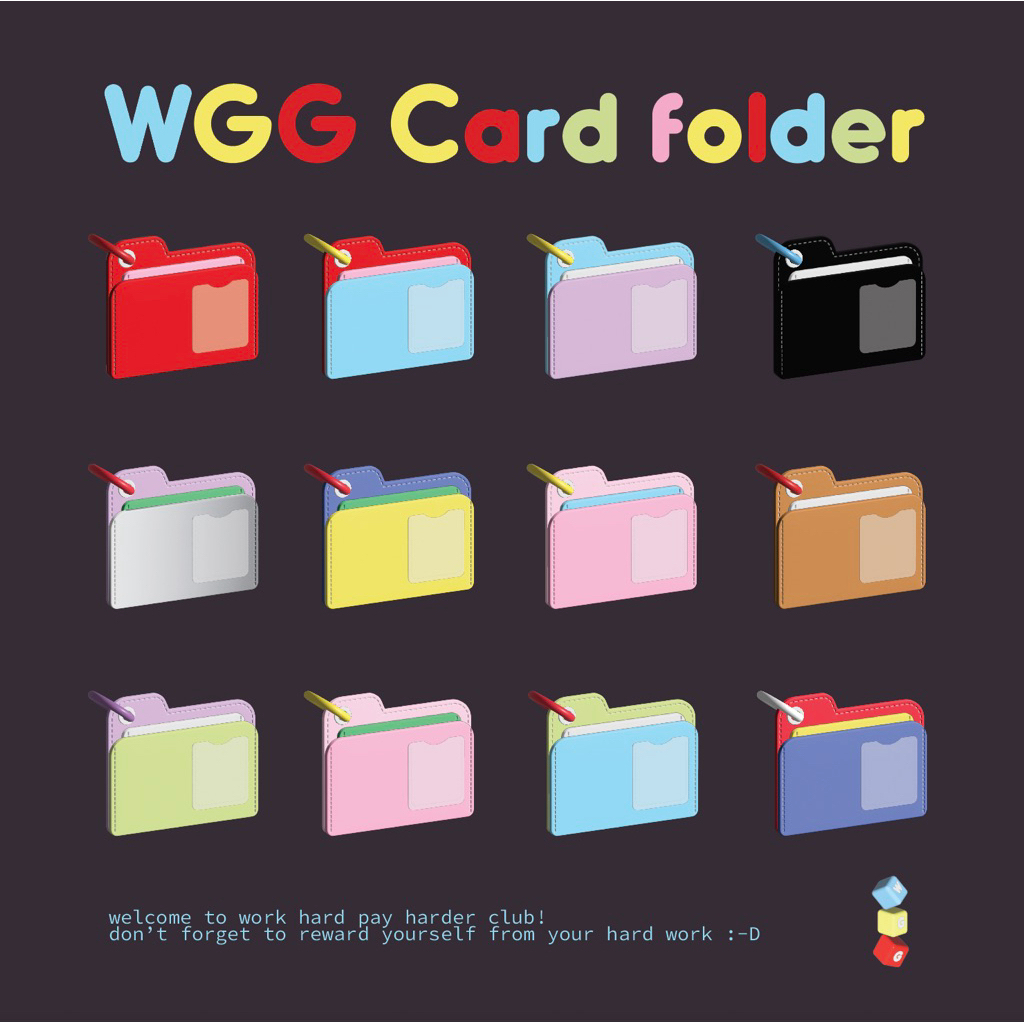 [AVAILABLE] wgg.craft.studio Card holder กระเป๋าสตางค์ใส่บัตรแฮนด์เมดสุดน่ารัก