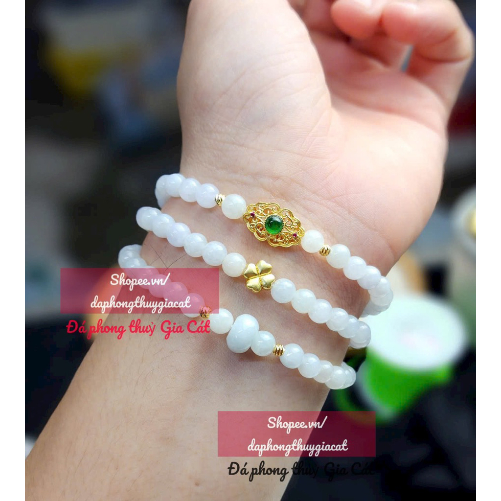 Bachเงินc Jadite A Mix Hazelnut Bracelet ขนาด 5.5mm Svip Inspected Goods