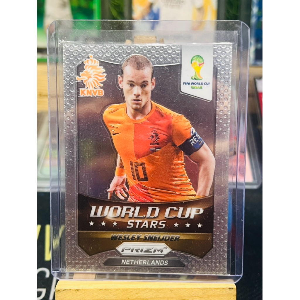 Wesley Sneijder Netherland World Cup Stars Panini Prizm WC 2014 การ์ดฟุตบอล
