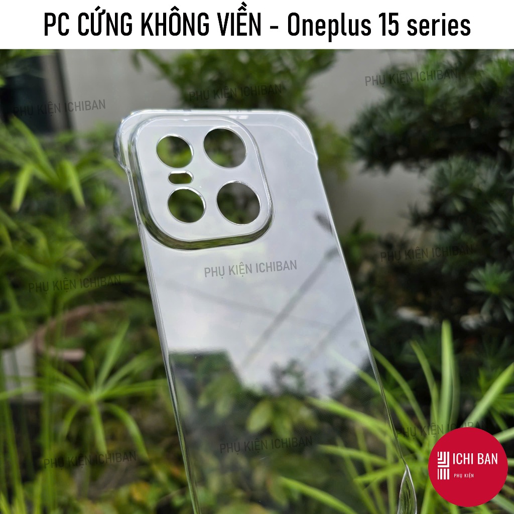 เคสไร้ขอบสําหรับ OnePlus 15, Oneplus 13/ 13R/ Oneplus 13T เคสแข็งแบบใส, ไม่เหลือง, ป้องกันกล้อง