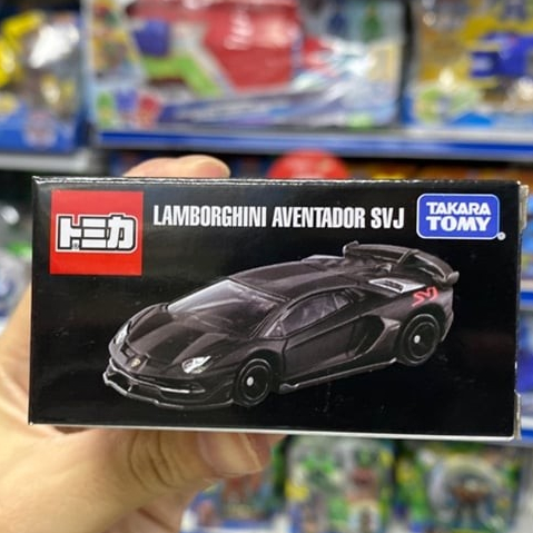 Tomica Lamborghini Aventador SVJ รถโมเดลสีดํา