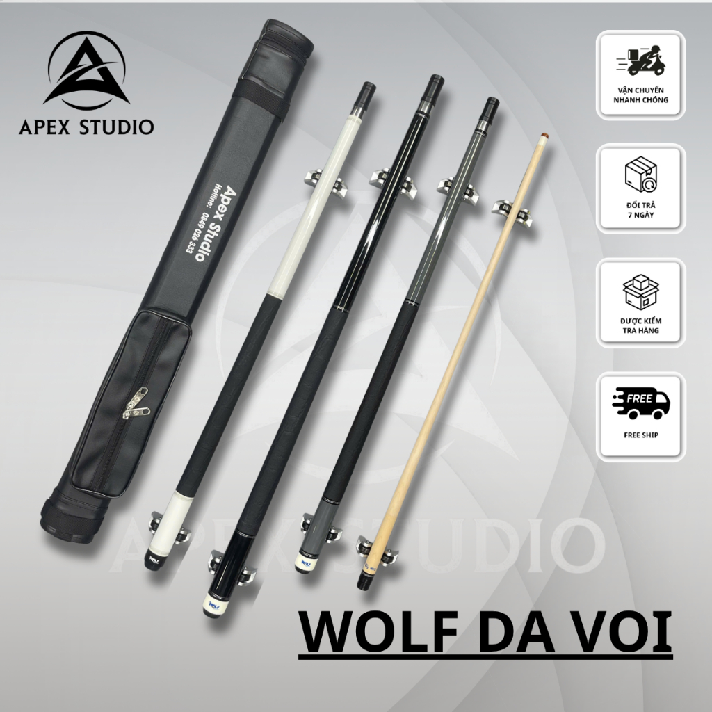 COMBO Elephant Skin Wolf Stick - APEX BILLIANDS SHOP