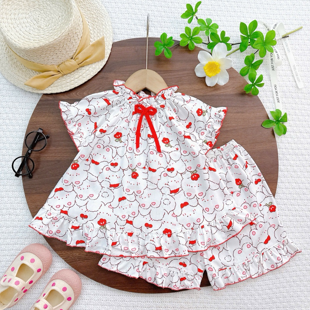 สค ชุดเซตขาสั้นคอปกยางยืด (ใส่ปาดไหล่ได้) เนื้อลินินผิวเบิ้ล ใส่เย็นสบาย