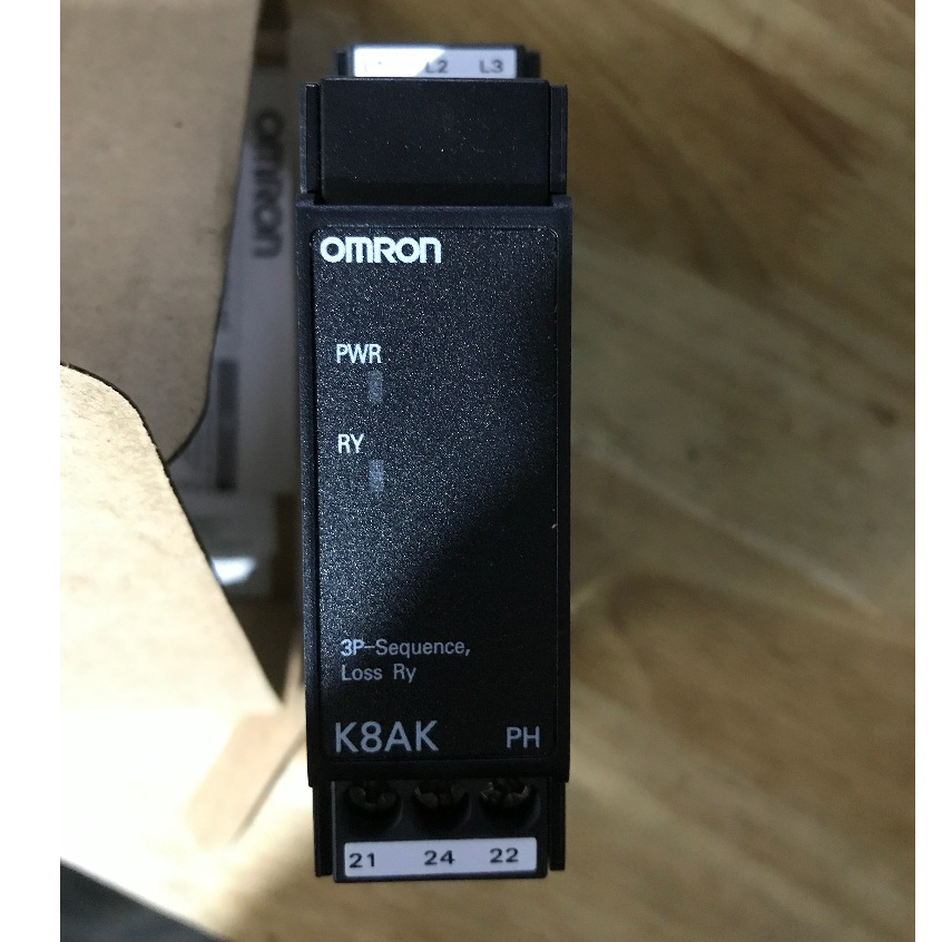 รีเลย์ตรวจสอบควบคุมเฟส Omron K8AK-PH1