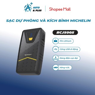 Michelin - Máy kích bình và sạc dự phòng, dung lượng pin 8.000mah - BCJS005 - Auto&Plus
