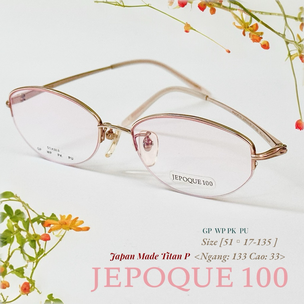 JEPOQUE PG 100 J100-552 Sz133 กรอบแว่นตา