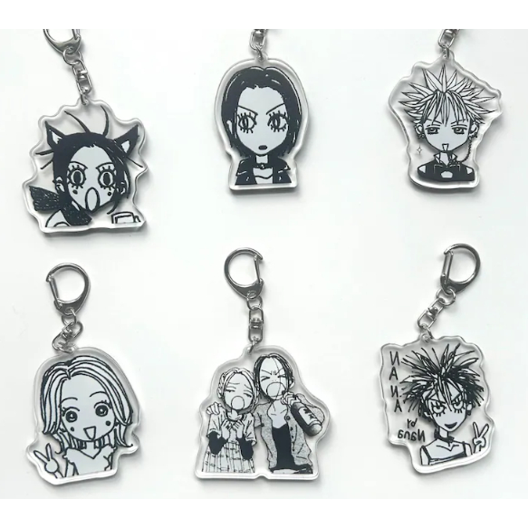 พวงกุญแจอะคริลิค NANA, พวงกุญแจ NANA สองด้าน, Nana Osaki, Nobuo Terashima, Nana Komatsu, Takumi Ichi