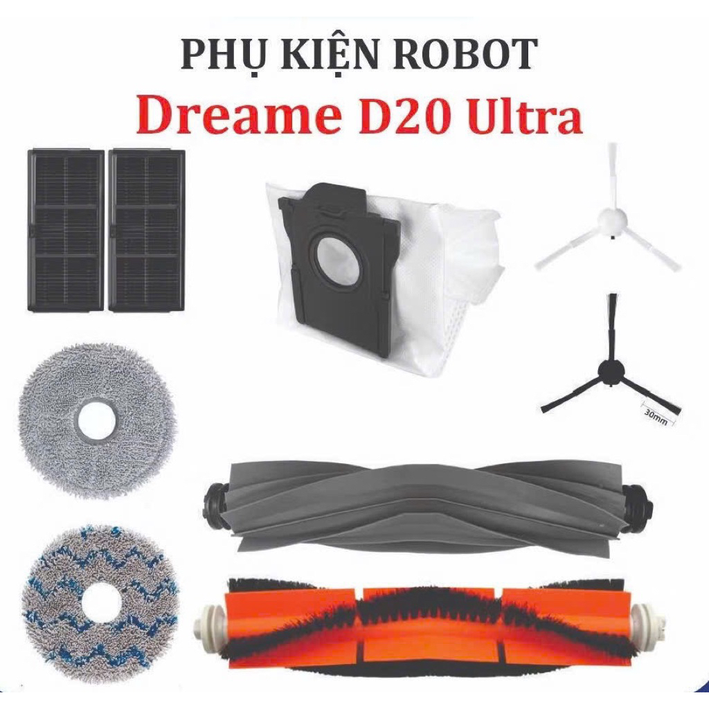 Dreame D20 Ultra อุปกรณ์เสริมเครื่องดูดฝุ่นหุ่นยนต์ - Dreame D20 Ultra อุปกรณ์เสริมเครื่องดูดฝุ่นหุ่