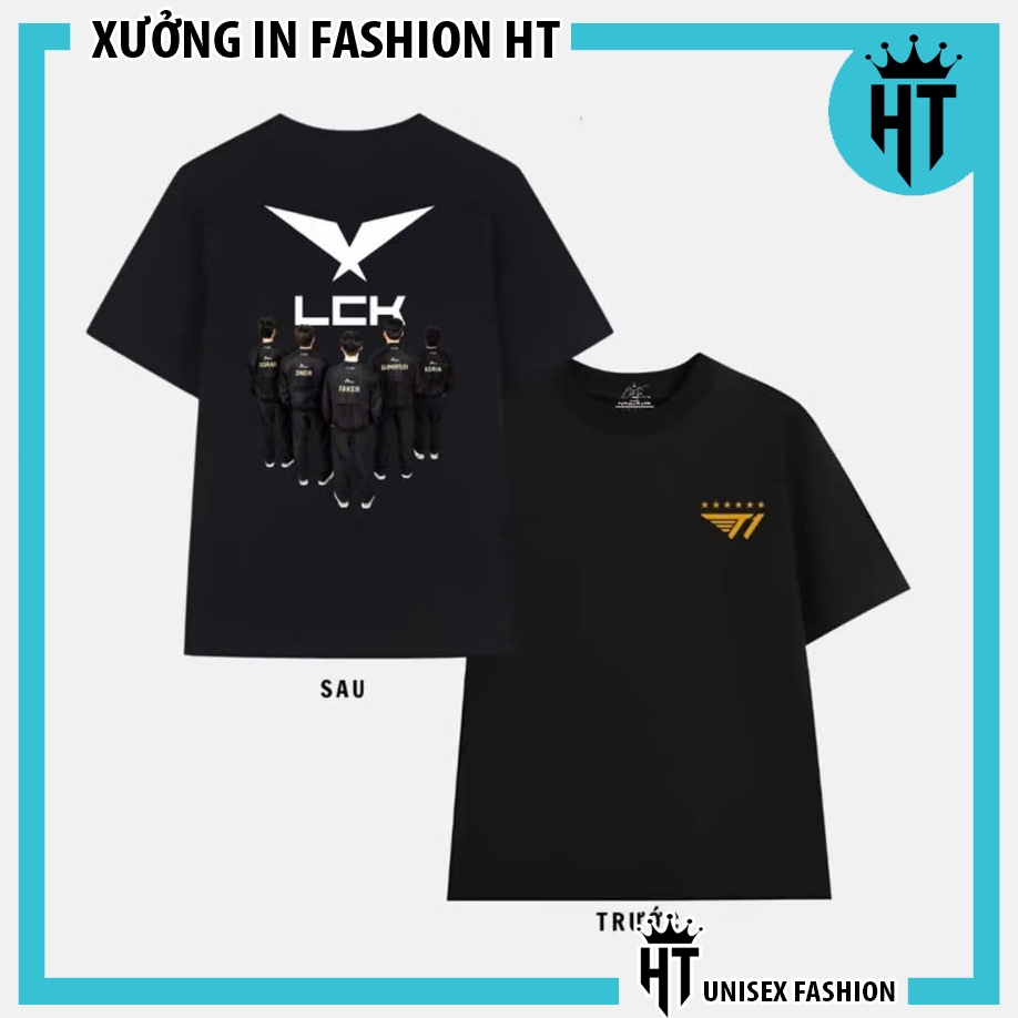 เสื้อยืด T1 6 ดาว lck - Jujutsu Kaisen (Gojo, Sukuna, Nobara, Megumi, Nanami)