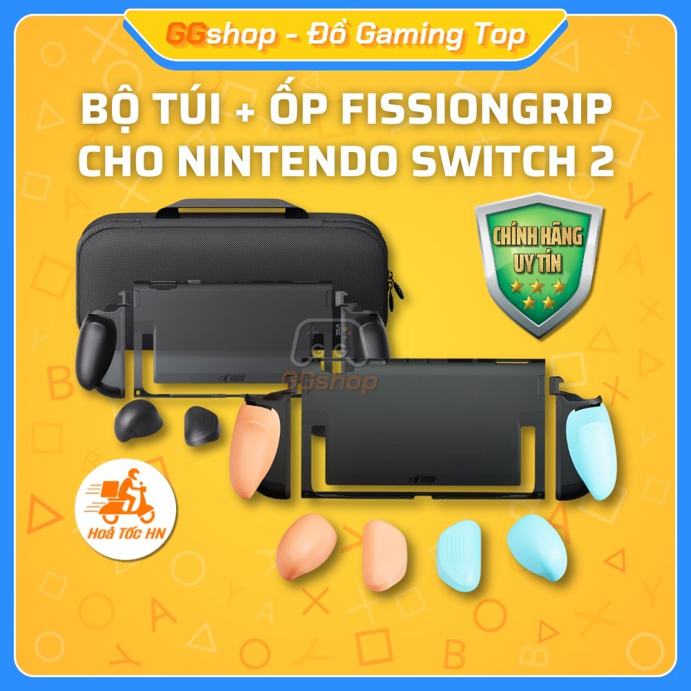 ชุดเคส FissionGrip Savage Raven Skull & Co สําหรับ Nintendo Switch 2