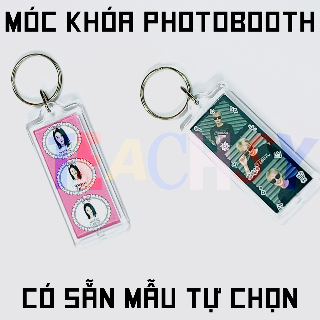 (READ DESCRIPTION) PHOTOBOOTH/ PHOTOSTRIP KEYCHAIN PRINTED ON REQUEST