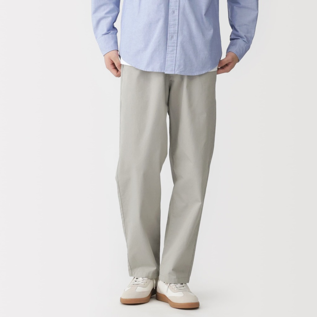 [26SS] MUJI กางเกงผ้าฝ้ายผู้ชาย ใส่สบาย