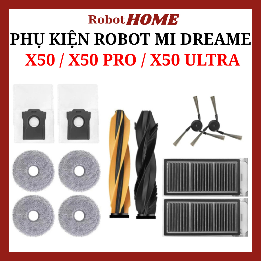 Mi Dreame X50 Pro X50 Ultra X50 Pro Ultra X50 Master S50 Pro Ultra Robot อุปกรณ์เสริมเครื่องดูดฝุ่น 
