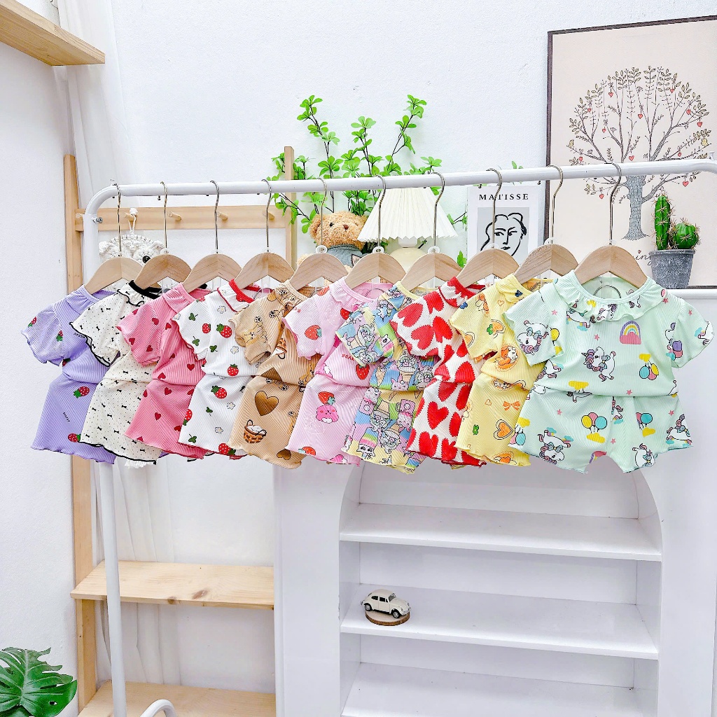 COMBO 5 ชุด OF SILK SLEEVES FOR GIRLS 7-17KG (จัดส่งแบบสุ่ม)