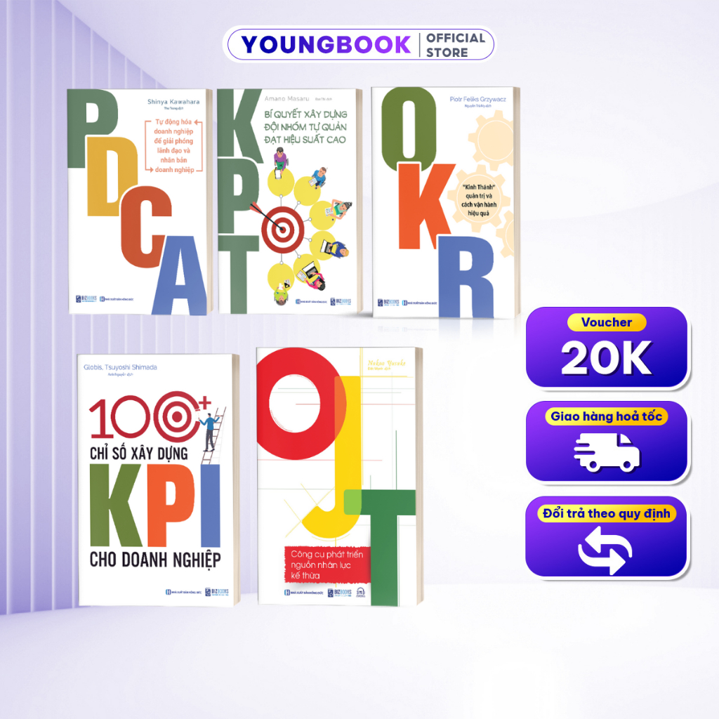 หนังสือคอมโบความลับอาคารทีม KPT, OKR, การจัดการ KPI, การพัฒนาทรัพยากกรรมของมนุษย์ OYT, การอัตโนมัติธ