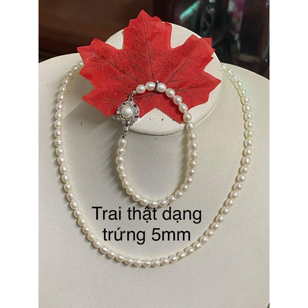 BEAUTIFUL GLOSSY EGG SWEET BOY สร้อยคอและชุดแข่งขัน 5 มม. FbA