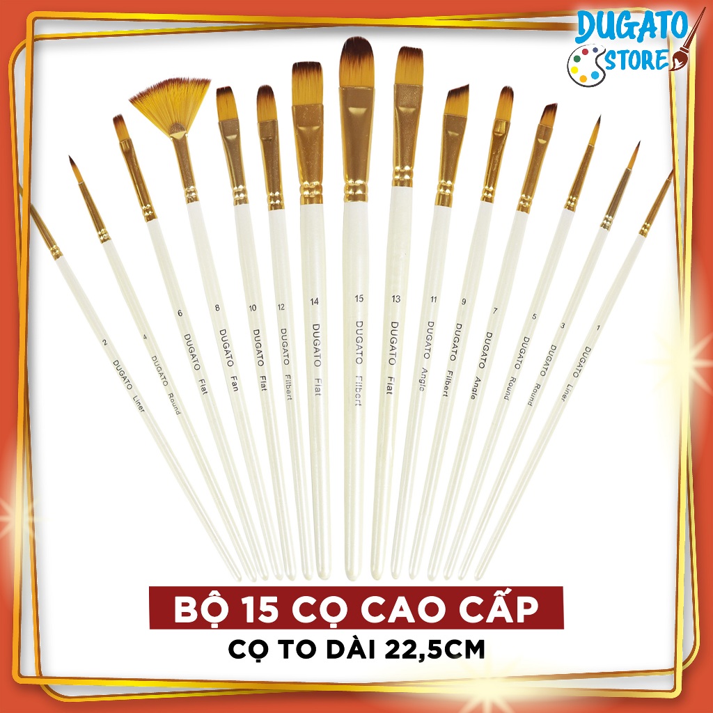 DUGATO Premium Vip Paint Brush 22cm สีน้ํา ภาพวาดอะคริลิค