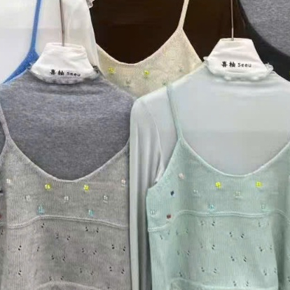 Set เสื้อยืดคอปก 3p เสื้อ 2 สายผ้า XONXEN SHOP ลาย PCT รหัส 8572