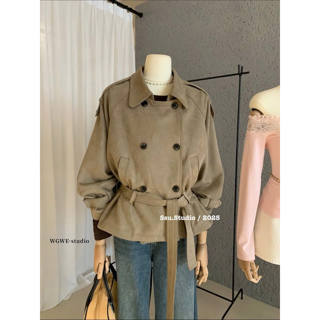 Ssu.Studio// WGWE 7890 HOT MANGTO SUEDE JACKET