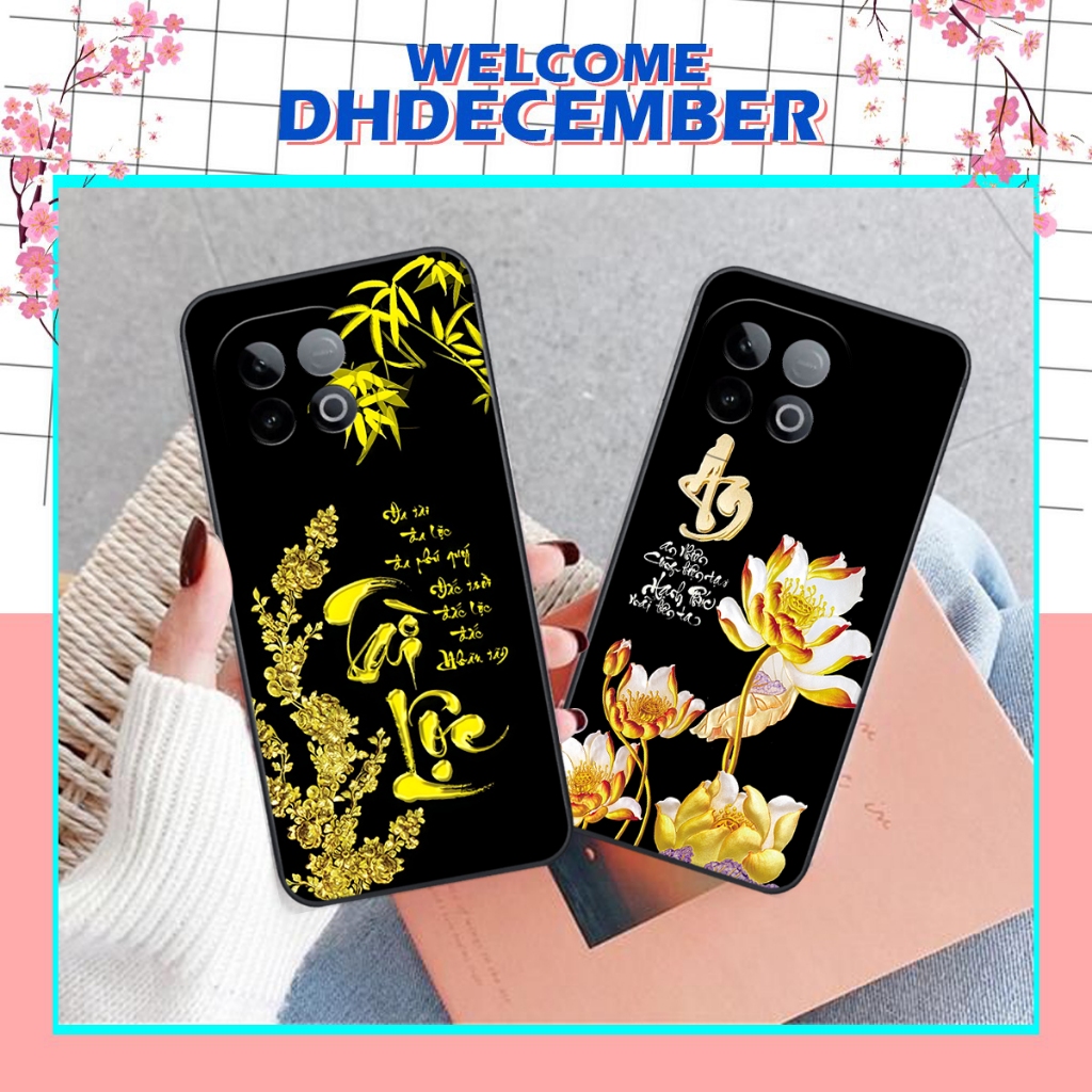 เคสสําหรับ Vivo IQ00 Z10 TURBO / Z10 TURBO PRO/ Z10 TURBO PRO PLUS รูปทรงเหมือนหัวใจ พร โลตัส โชคลาภ