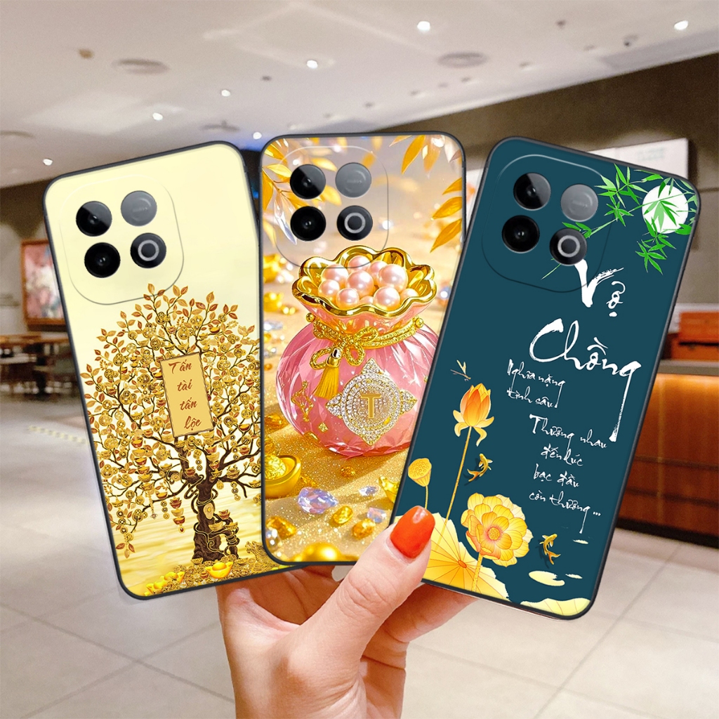 เคสสําหรับ Vivo IQ00 Z10 TURBO / Z10 TURBO PRO/ Z10 TURBO PRO PLUS พิมพ์ลายทั้งสันติภาพ โชคลาภ และล้