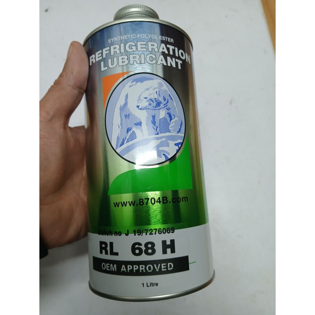 น้ํามันหล่อเย็น RL68H, R134 - น้ํามันหล่อลื่นสําหรับเครื่องปรับอากาศและบล็อกตู้เย็น