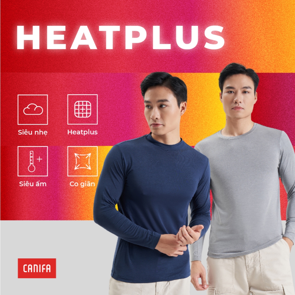 CANIFA เสื้อกันความร้อนผู้ชายคอกลม คอกลาง คอสูง ความอบอุ่นแน่น 8IT25W003 8IT25W004 8IT25W005 FW25