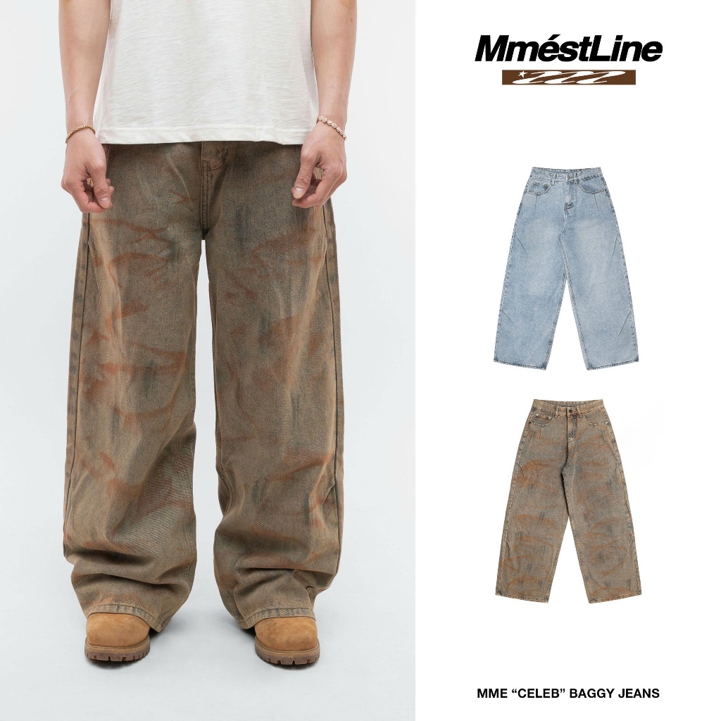 เสื้อกล้ามCELEB Baggy Premium Denim Jeans