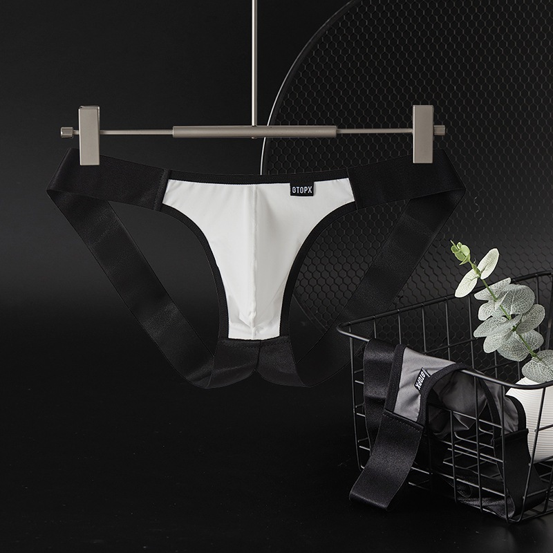 GT274-กางเกง JocksTrap GTOPX ขอบเอวทรง V สีดํา แฟชั่น รูปที่ 6