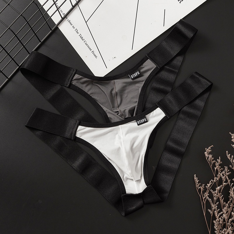 GT274-กางเกง JocksTrap GTOPX ขอบเอวทรง V สีดํา แฟชั่น รูปที่ 5