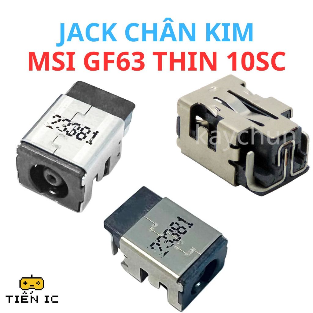 MSI GF63 Thin DC Charging Jack 10SC/UC/UD 11UC/UD/UCX pin - สินค้าใหม่ - TIEN IC