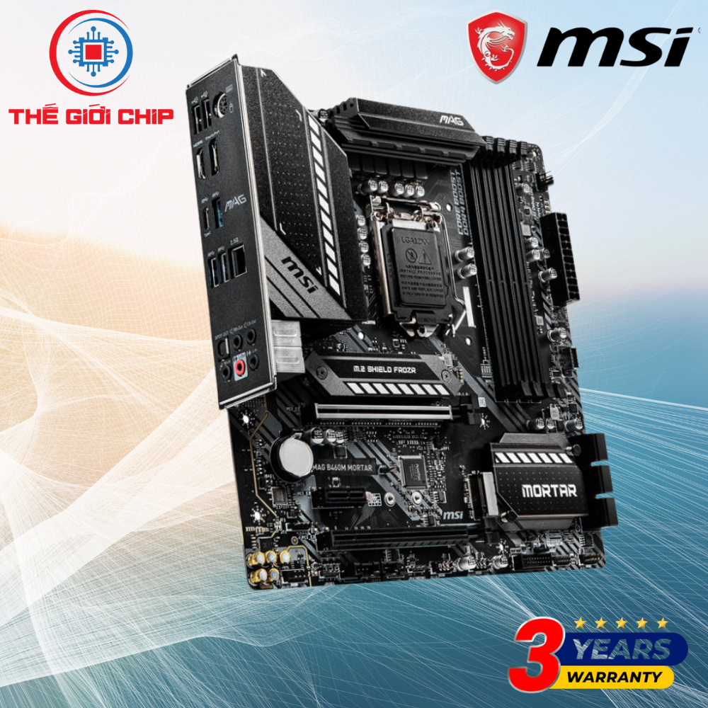 เมนบอร์ด (บอร์ดหลัก)MSI MAG B460M MORTAR I 36 เดือนโดยซัพพลายเออร์