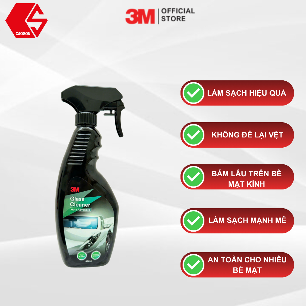 3M PN38191LT น้ํายาทําความสะอาดกระจก 400ml