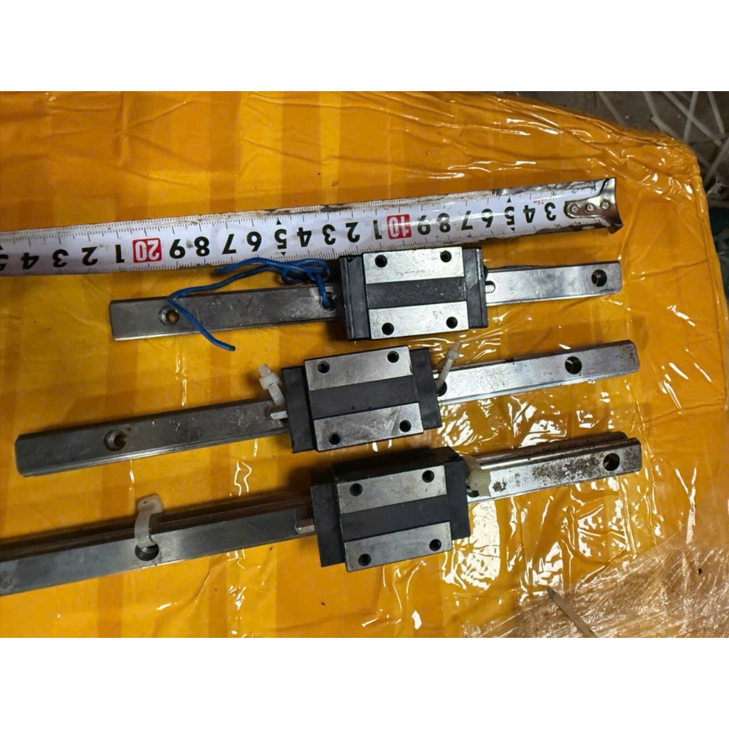 [ยาว 20-25 ซม.] รางสไลด์สี่เหลี่ยม HGR15 คู่มือ CNC ความแม่นยําสูงตัวเลื่อนสี่เหลี่ยม