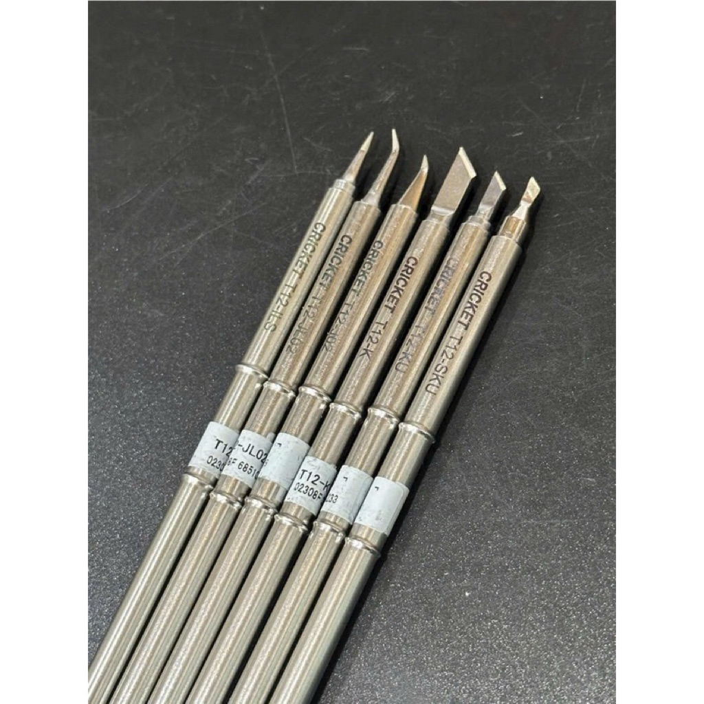 ปลายหัวแร้ง Tricket T12 ของแท้, T12-K/KF/I/ILS/J02/JL02/BC2/BC3/C ปลายหัวแร้ง