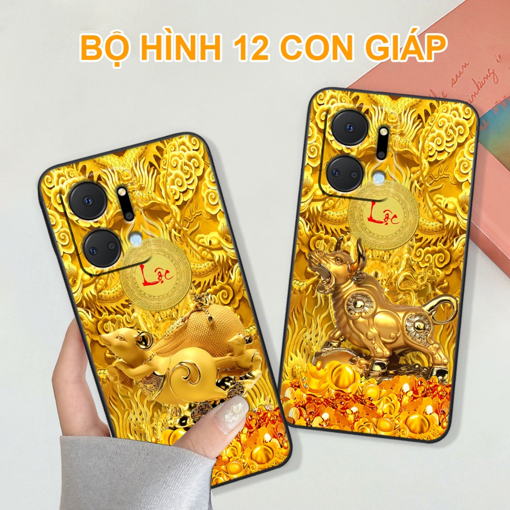 เคส Honor X7A พร้อมโชคลาภ 3D 12 Zodiacs