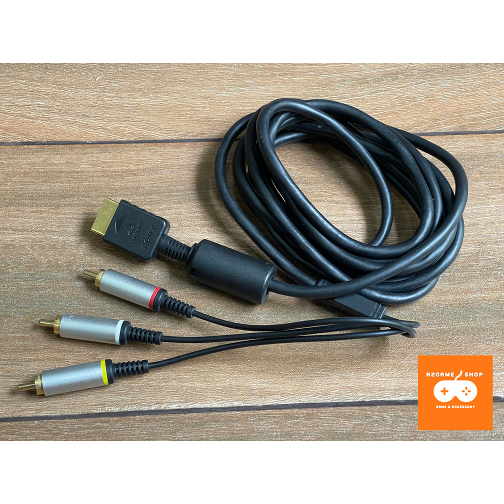 สาย AV SCPH-1050 ของแท้สําหรับคอนโซลเกม PS1 PS2 PS3