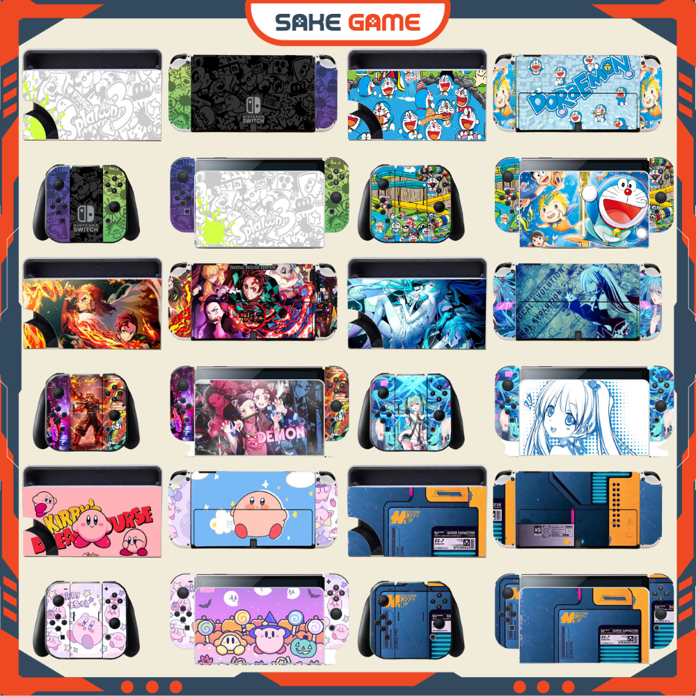 Nintendo Switch Decal สติกเกอร์ Oled Skin Nintendo Switch Oled Decal Switch Oled Skin Switch Oled De