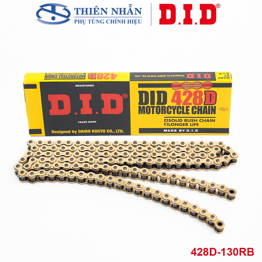DID 428D-130RB โซ่ G&G สําหรับ Exciter 150/155, Winner, Sonic, Raider, Satria (JP Thailand)