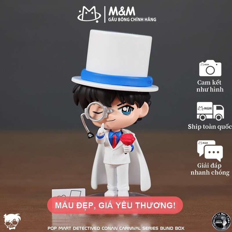 [กล่องลึกลับ] Detective Conan Kudo Shinichi - Kaito Kid - Ran - รูปเค้กตกแต่งของขวัญ