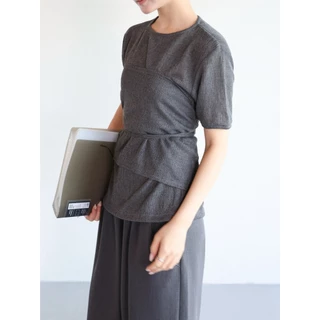 เช่น สเวตเตอร์แขนสั้นผสมหลายรูปแบบ | เสื้อปิดเสียง