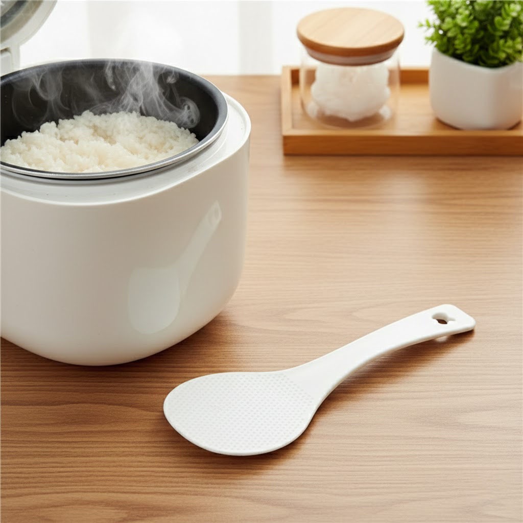 SAM HOUSE ช้อนข้าวไม่ติด ช้อนข้าวข้าวบาร์เลย์ไม่ติดด้ามยาวสะดวก DN421