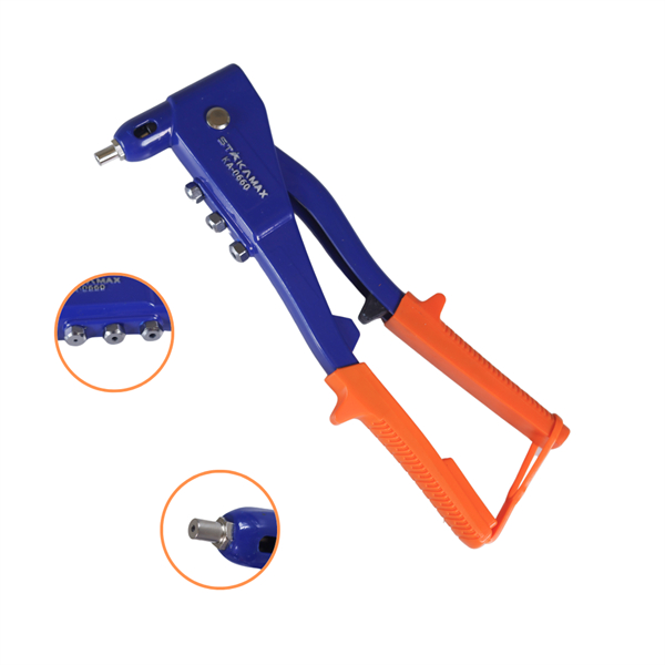 คีม Rive 10" STAKA – เหล็กโลหะผสม CR-V คุณภาพสูง, การสกัดเล็บ 2.4/3.2/4.0/4.8 มม., ที่จับกันลื่น