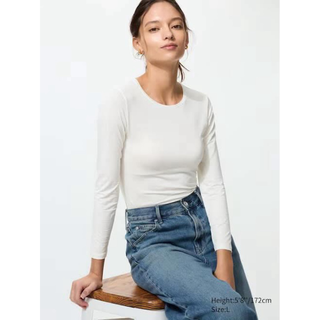 เสื้อระบายความร้อนผู้หญิง HEATTECH UNIQLO ของแท้
