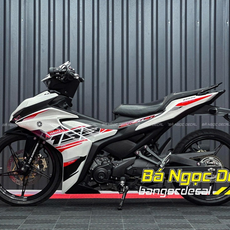 Y16ZR สติ๊กเกอร์แบบถอดได้สําหรับ Ex155 Exciter 155 vva สีขาว