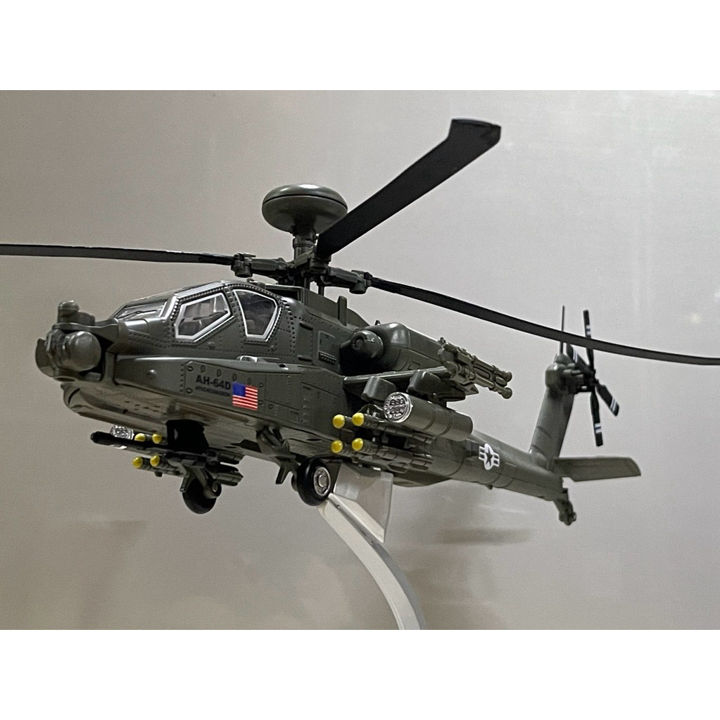 AH-64 Apache Helicopter 1:72 โมเดลตกแต่งโลหะ (MB72AH64)