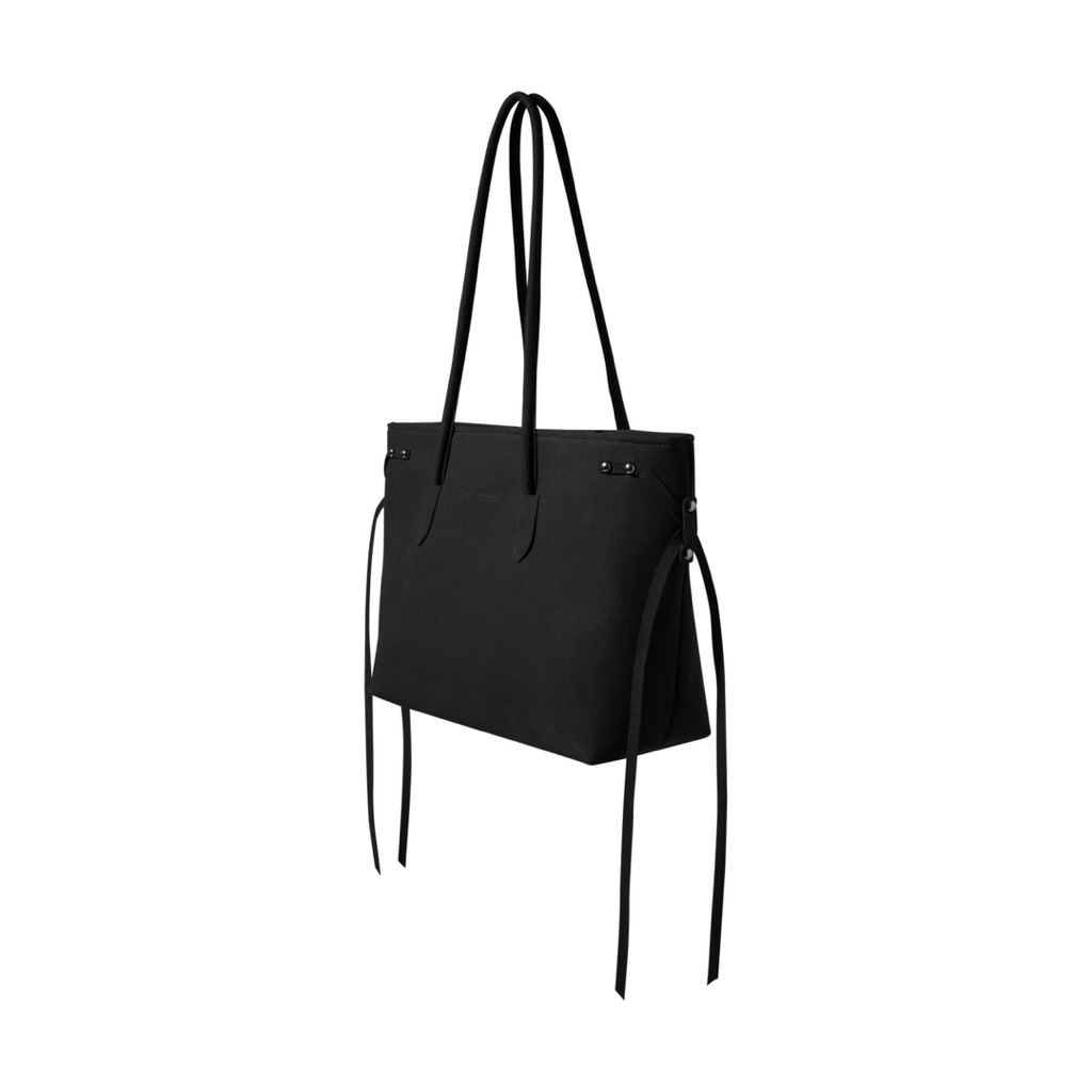 Ivankov Laces Faux Suede Tote Bag - Ivankov Laces Faux Suede Tote Bag